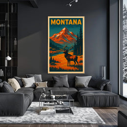 Montana Wilderness Poster
