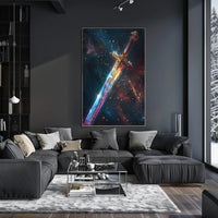 The Enchanted Sword Art Print Poster for Home Decor PosterGoat
