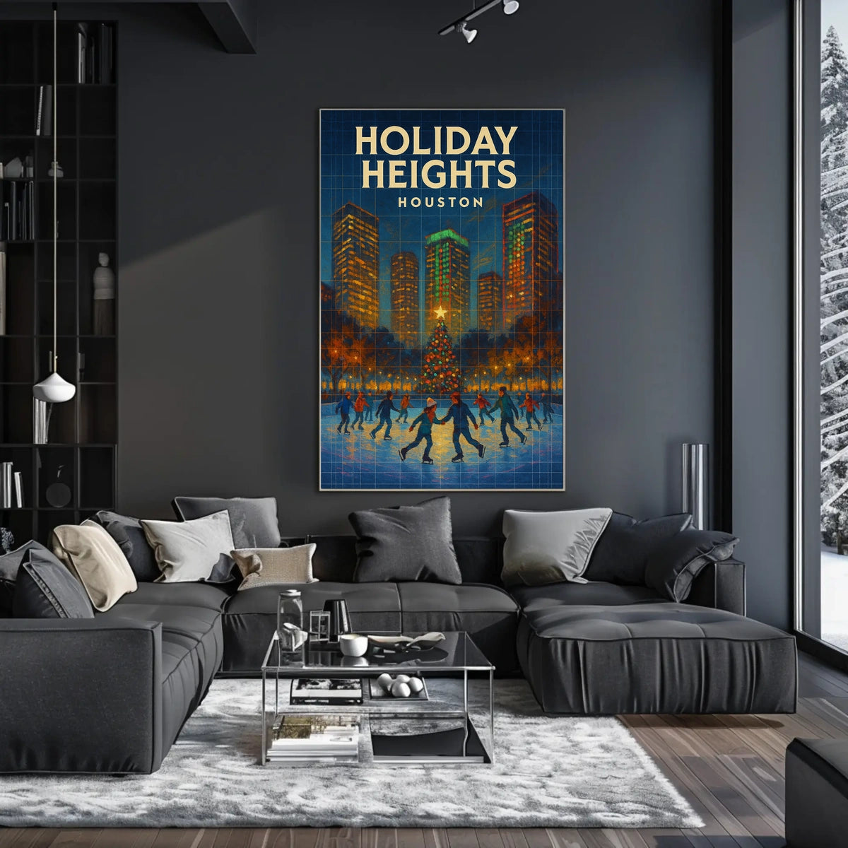 Holiday Heights In Houston Poster