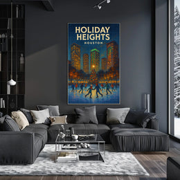 Holiday Heights In Houston Poster