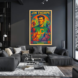 Celebrating Jim Thorpe A Legendary Athlete Poster