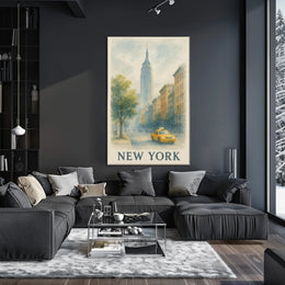 New York Cityscape Poster