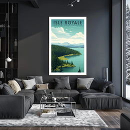 Isle Royale National Park Scenic Poster Wall Art