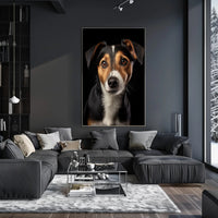 Portrait Of A Dog Poster PosterGoat