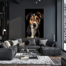 Portrait Of A Dog Poster PosterGoat