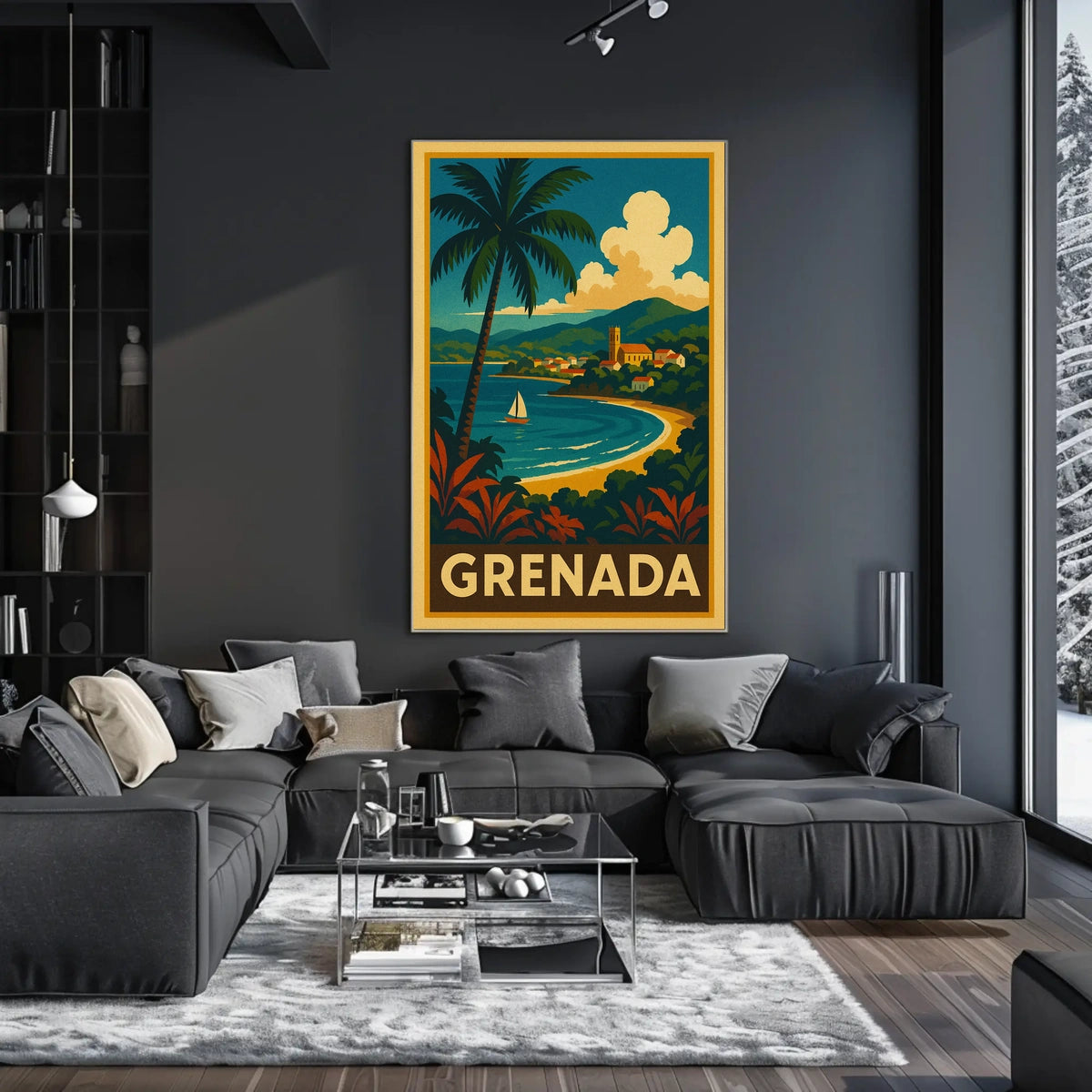 Grenada Travel Poster