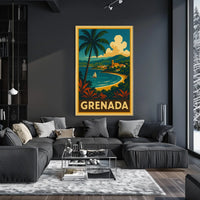 Grenada Travel Poster