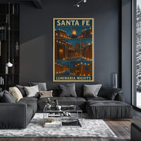 Santa Fe Luminaria Nights Poster