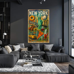 New York Icons Poster