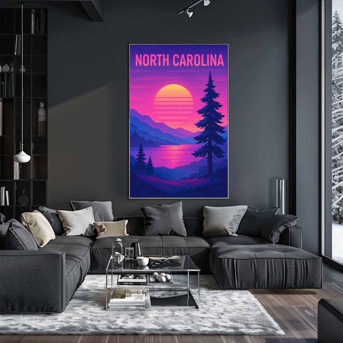North Carolina Sunset Poster