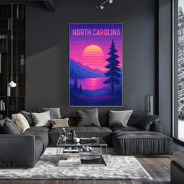 North Carolina Sunset Poster