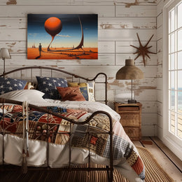 Surreal Desert Dreamscape: Abstract or Artistic Poster