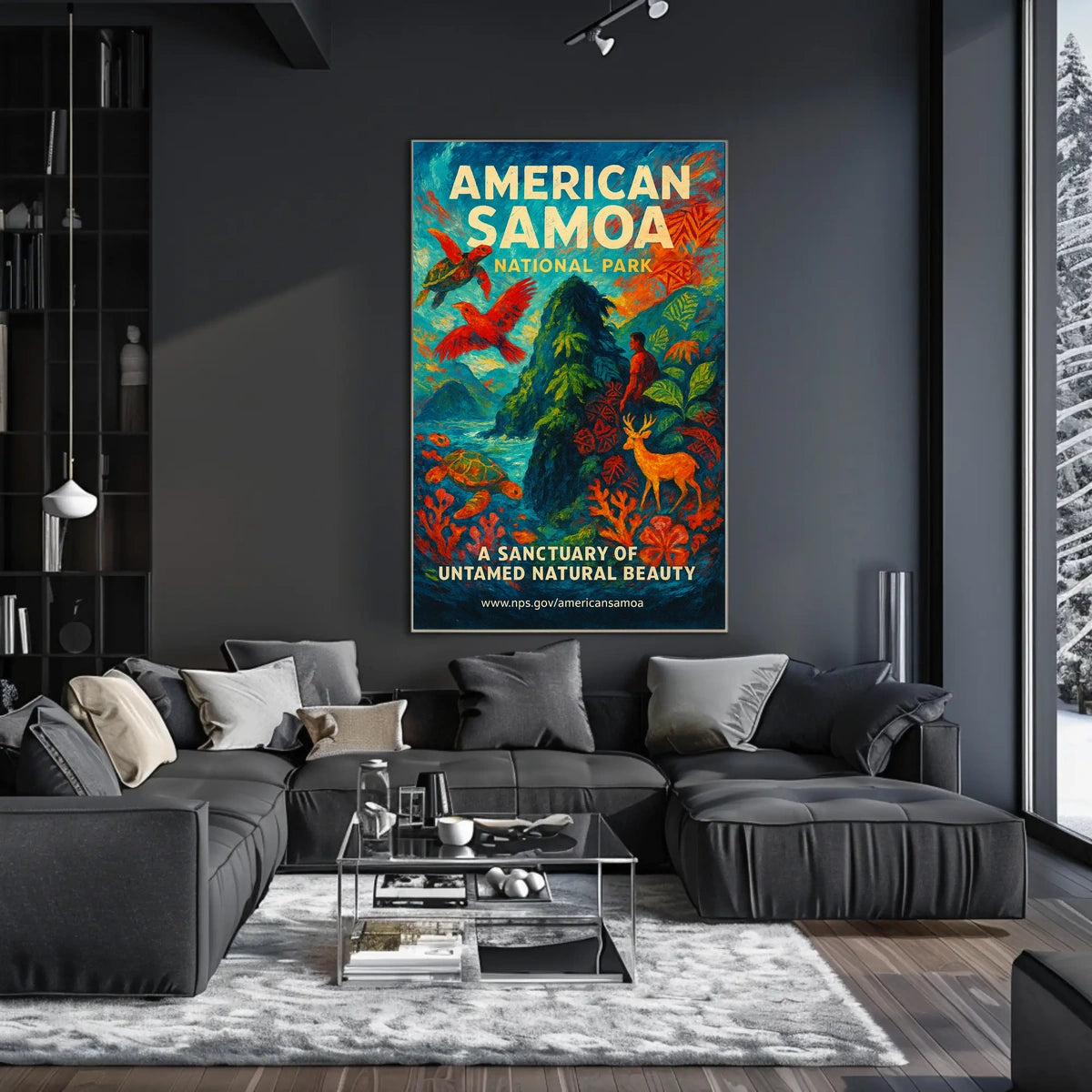 American Samoa Exquisite Nature National Park Poster