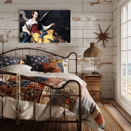 Renaissance Angel with Trumpets Fantasy or Mythology Poster