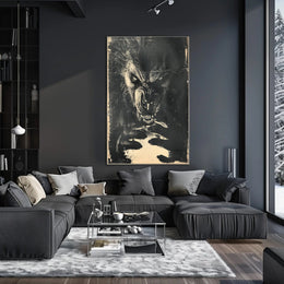 The Beast Within Art Print Poster for Home Decor and Wall Art PosterGoat
