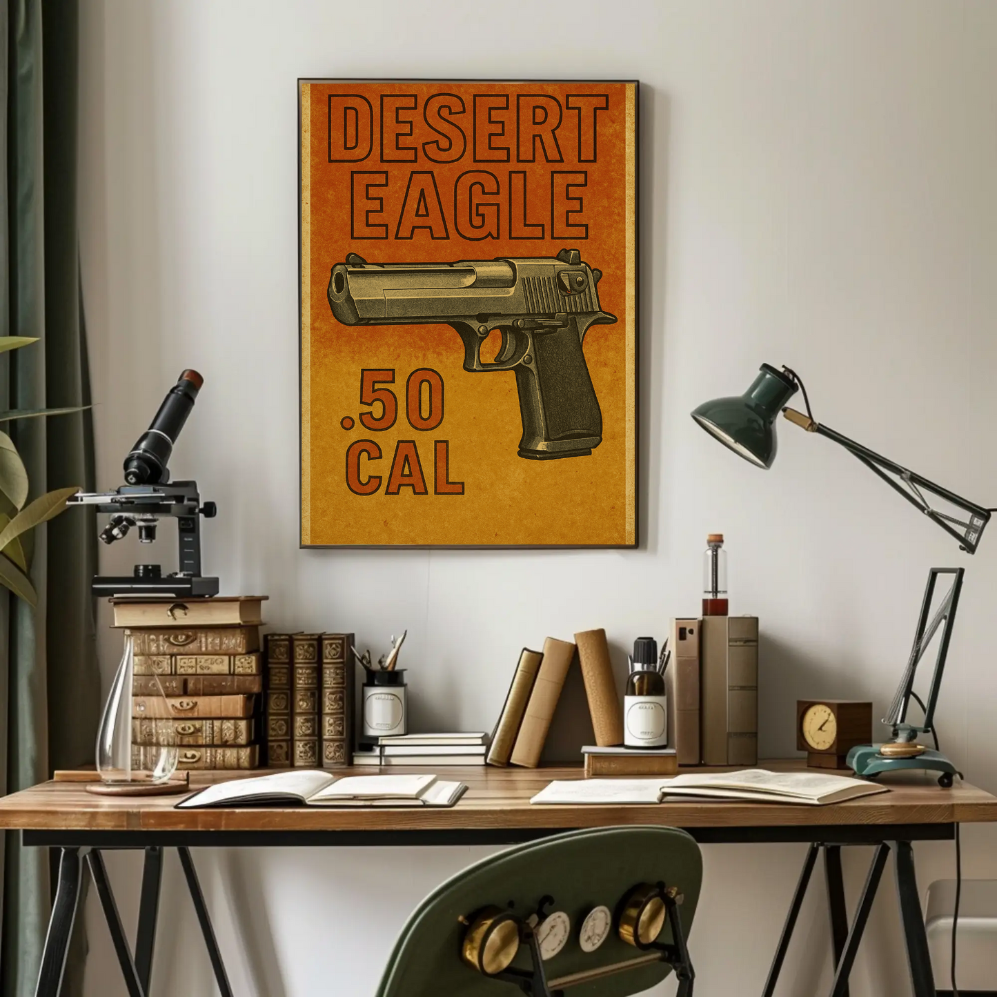Desert Eagle 50 Cal Gun Poster