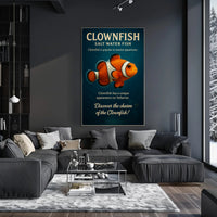 Clownfish Charm Wall Art Print PosterGoat
