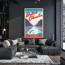 Discover British Columbia Poster