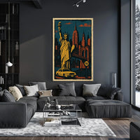 Iconic New York Vintage Poster For City Lovers Collectors