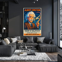 Albert Einstein Theory Of Relativity Poster