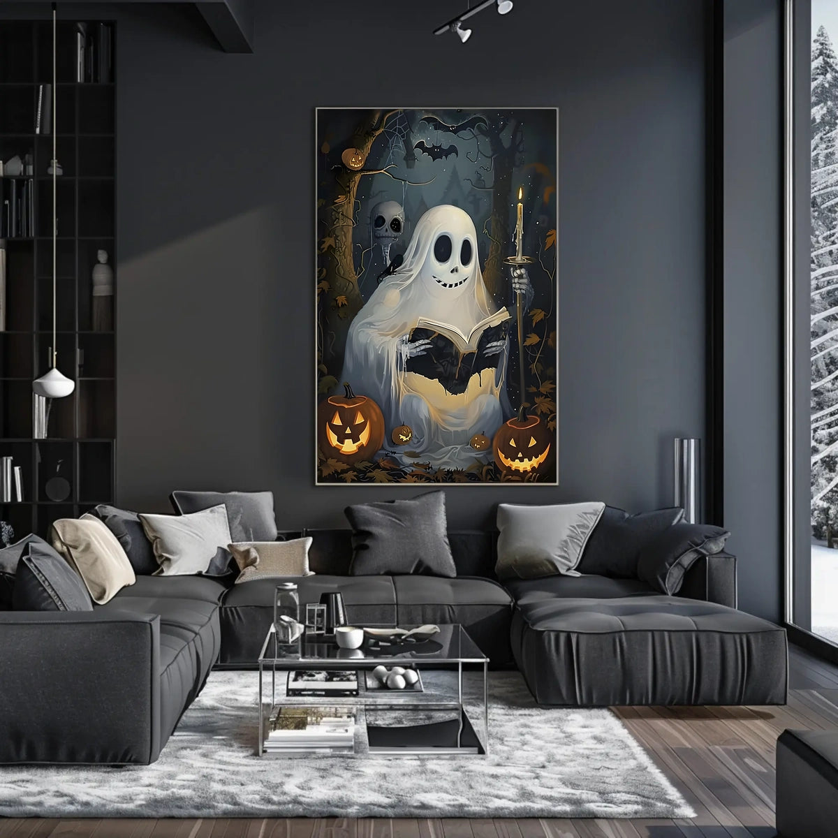 Ghostly Tales in the Pumpkin Patch Poster