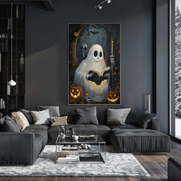 Ghostly Tales in the Pumpkin Patch Poster
