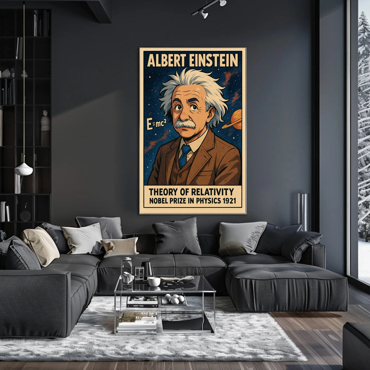 Albert Einstein Theory Of Relativity Poster