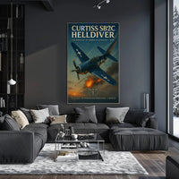 Curtiss SB2C Helldiver: WWII Poster Classic