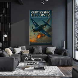 Curtiss SB2C Helldiver: WWII Poster Classic