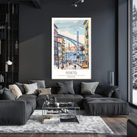 Porto Cityscape Poster PosterGoat