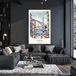 Porto Cityscape Poster PosterGoat