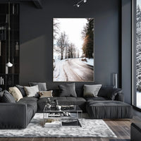 Winter Roadscape Poster