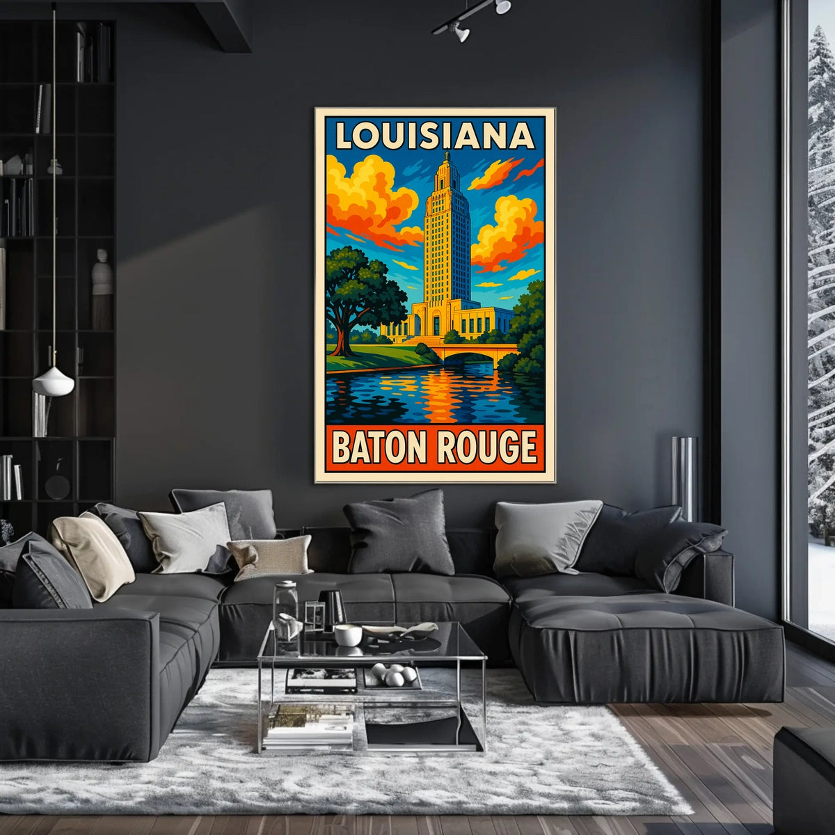 Louisiana State Capitol in Baton Rouge Poster