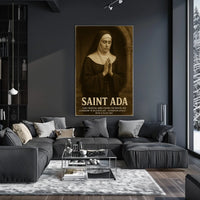 Saint Ada Early Medieval Abbess Poster