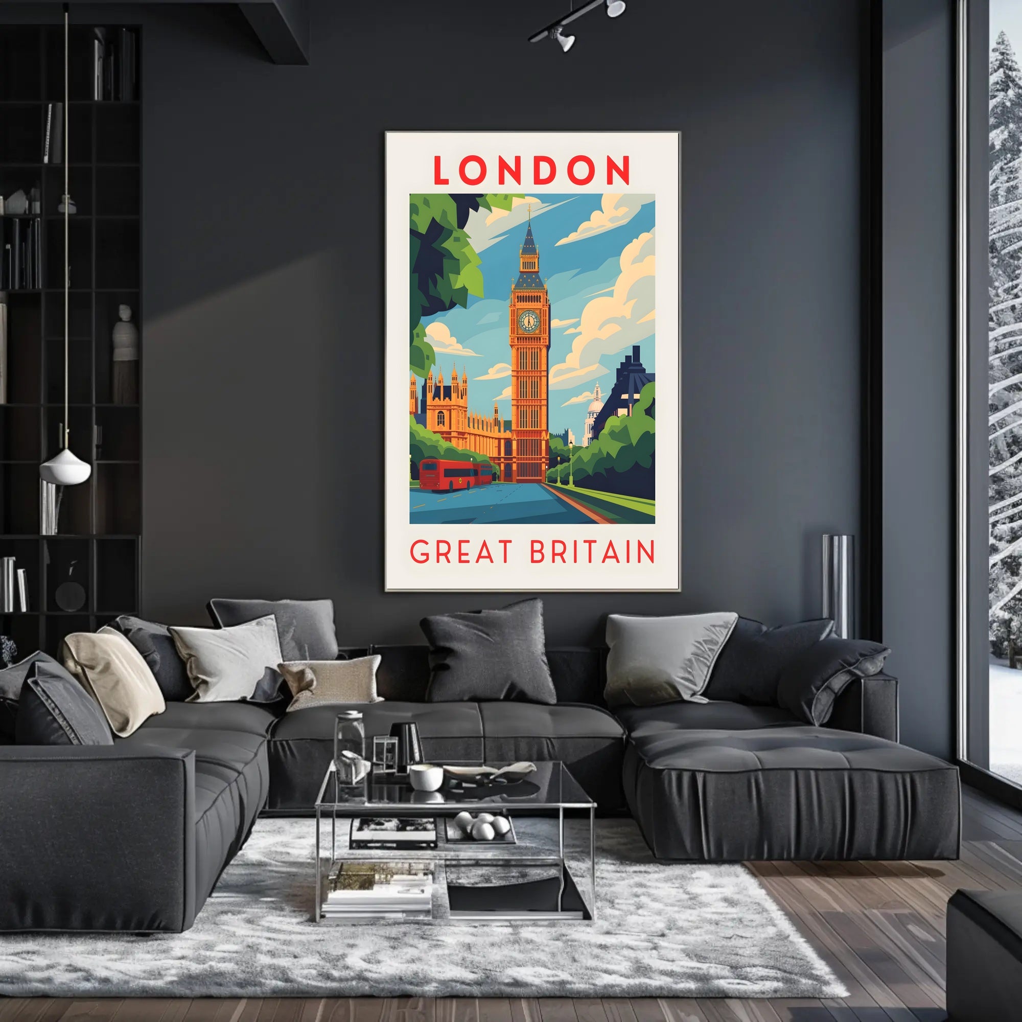 Big Ben Extravaganza: Iconic Travel Poster