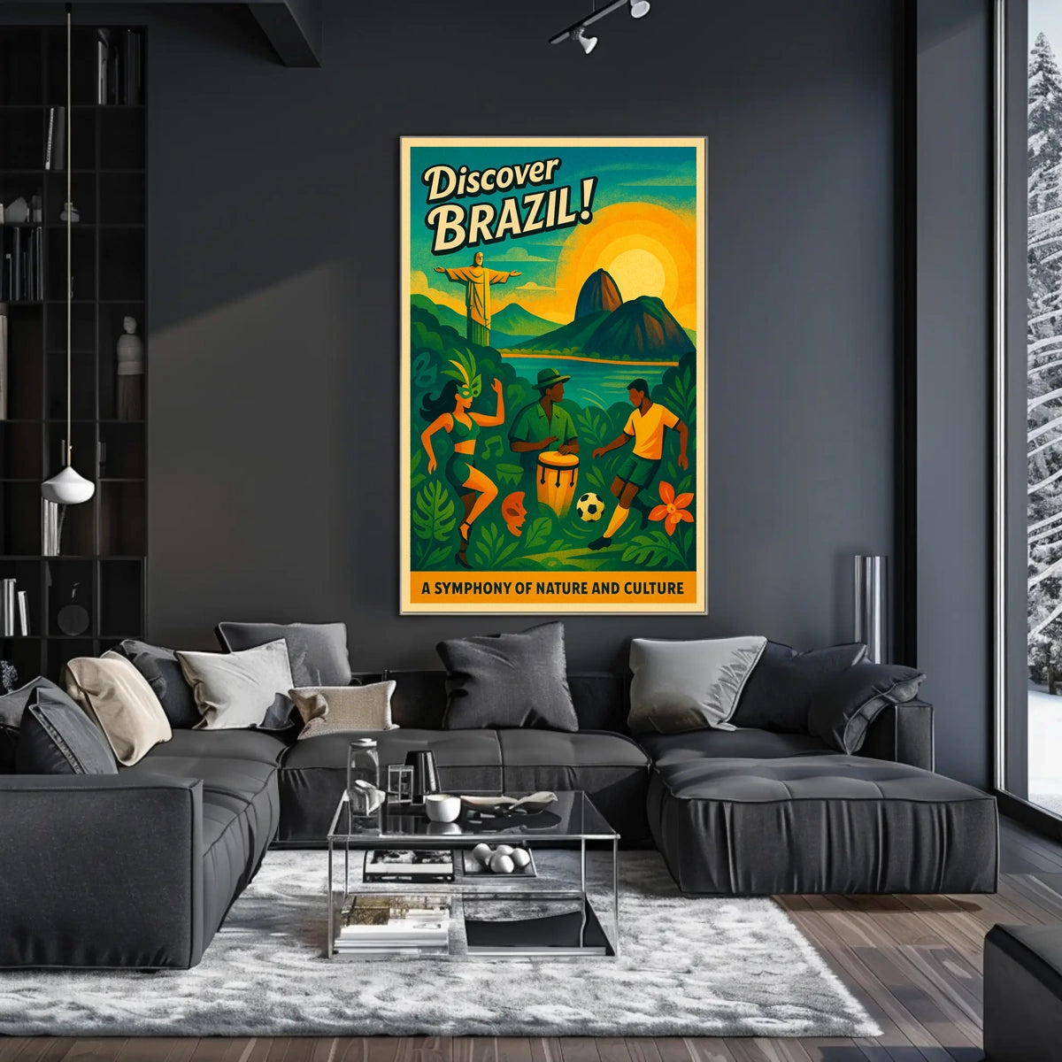 Discover Brazil Poster