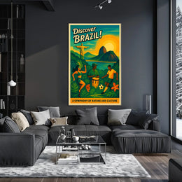 Discover Brazil Poster