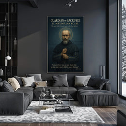 Guardian of Sacrifice St. Maximilian Kolbe Poster