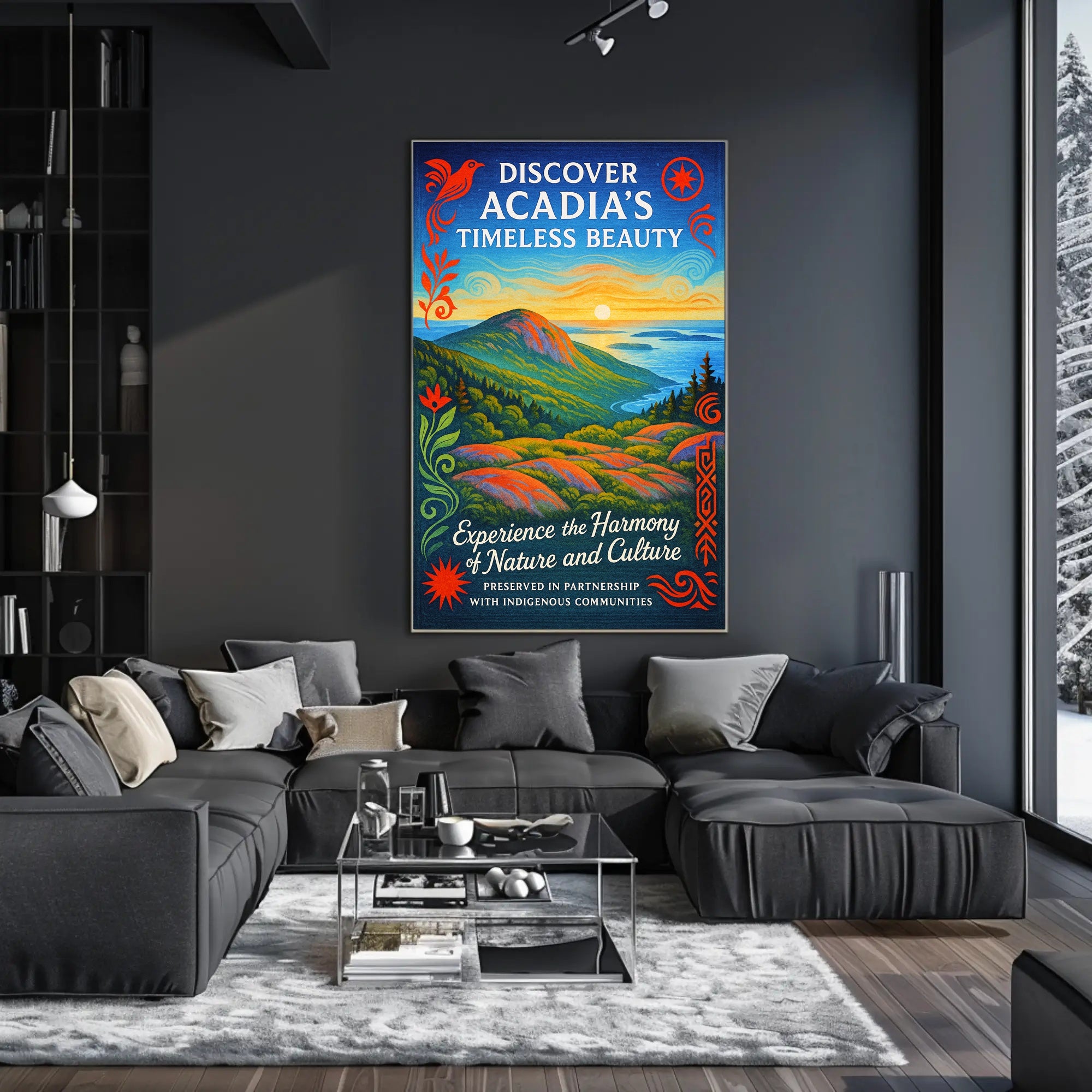 Discover Acadia's Timeless Beauty Poster