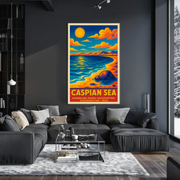 Caspian Sea Poster