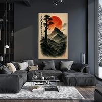 Majestic Mountain Basin Poster