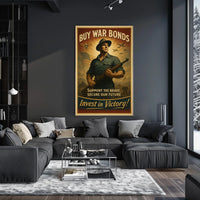 Invest in Victory War Bonds Poster