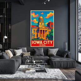 Iowa City Landmark Poster