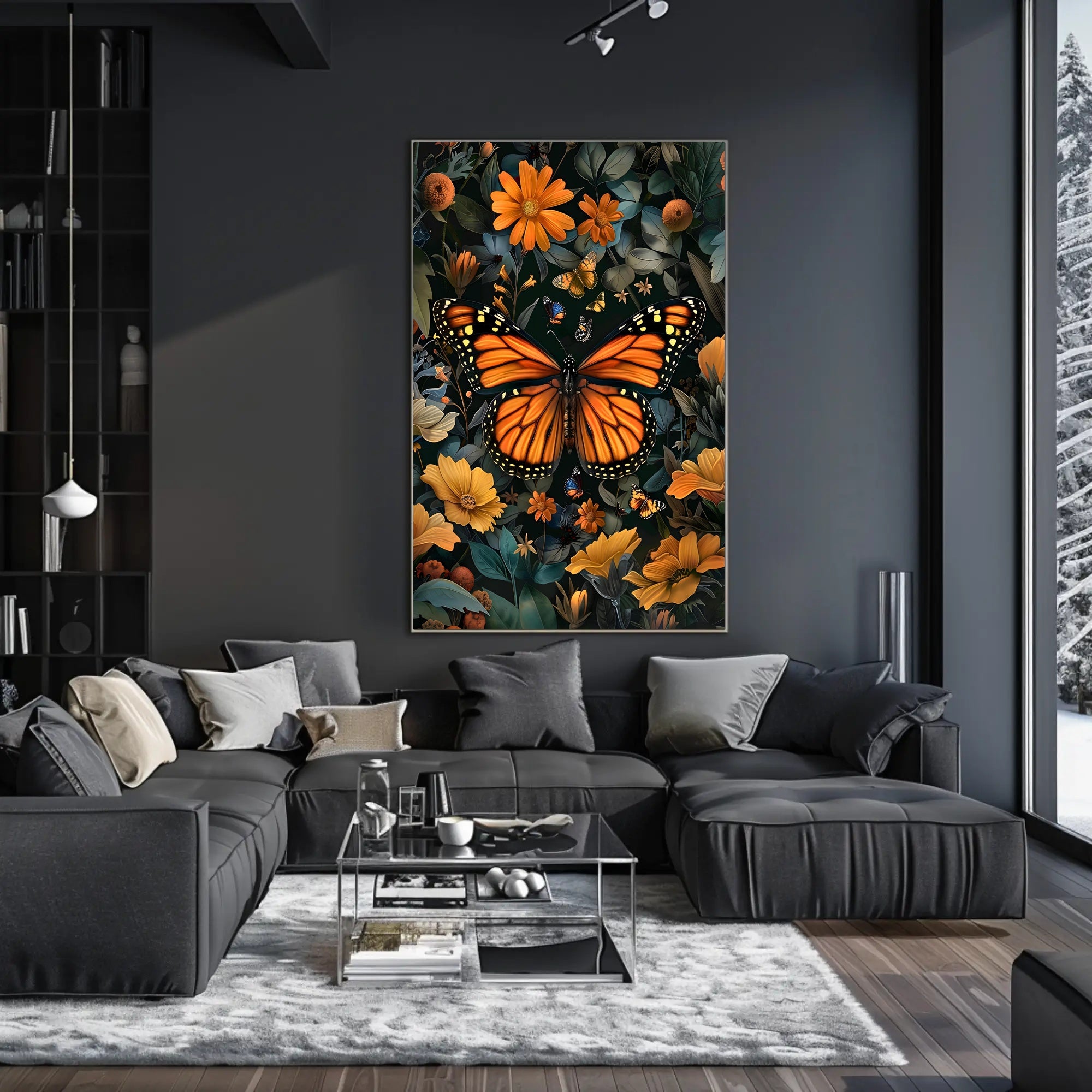Vibrant Nature Symphony Wall Art Print