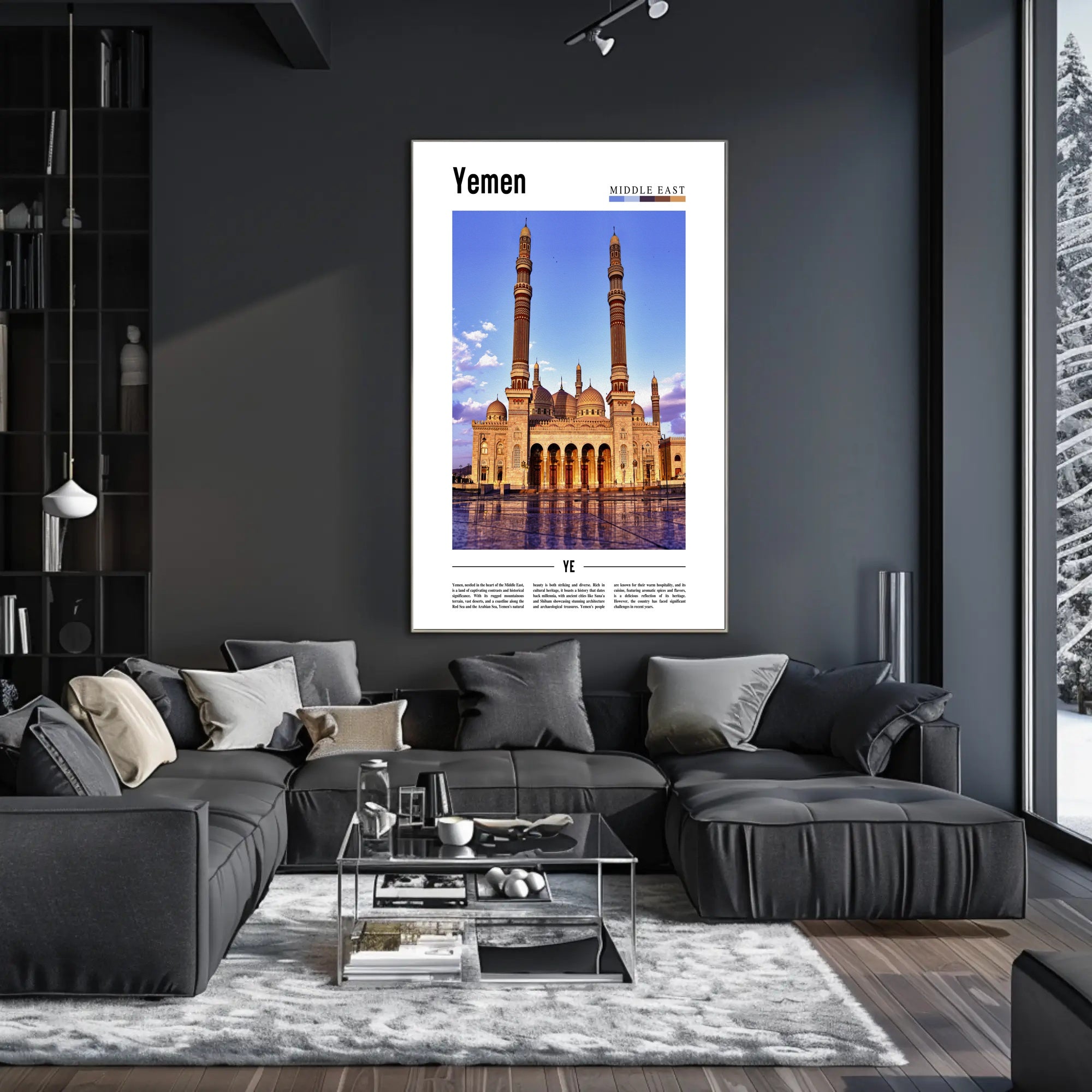 Yemen's Architectural Heritage: A Cultural or Heritage Poster PosterGoat