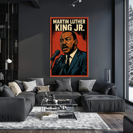 Martin Luther King Jr. Iconic Leader Poster