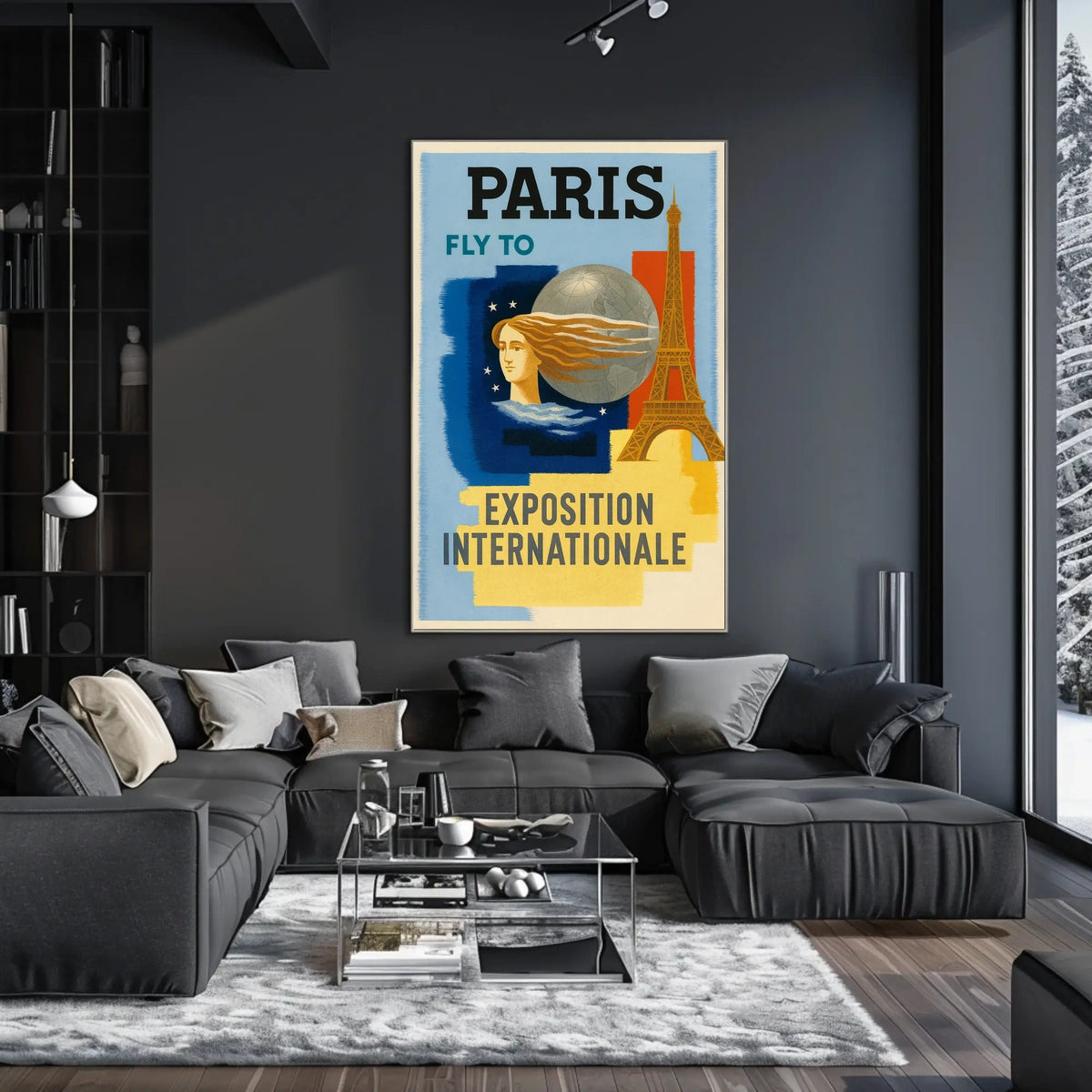 Fly To Paris Exposition Internationale Poster
