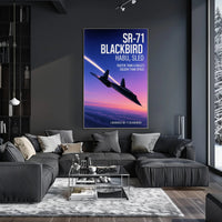 SR-71 Blackbird Poster PosterGoat