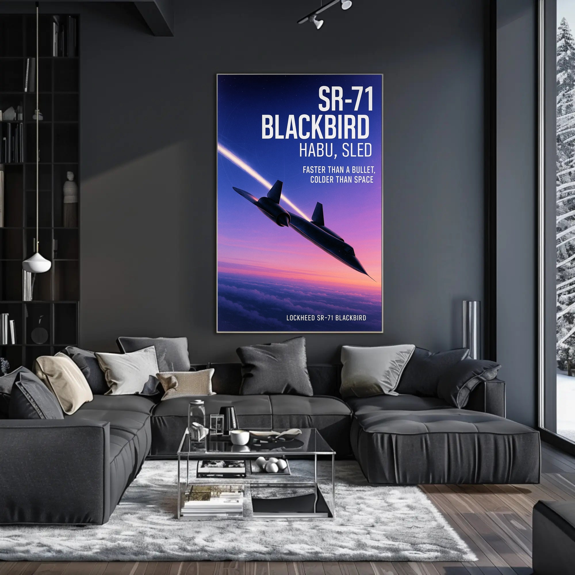 SR-71 Blackbird Poster PosterGoat