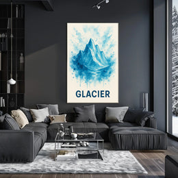 Glacier Majesty Poster